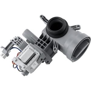WPW10605427 W10425238 Washer Drain Pump Assembly Fit for Whirl-pool May-tag Washer Drain Pump WFW75HEFW0 WFW8540FW1 Replaces W10425238 WPW10425238 W10918044 W10605427 W10799065 by AMI PARTS
