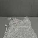 Women Babydoll Lingerie Lace Chemise Sexy Nightgown Ruffle Hem Sleep Dress Size L