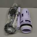 3-Inch Dual Flush Valve Replacement Kit for 2-Piece Toilets, Universal Toilet Repair Kit with Push Button, Fill Valve, Gasket & Bolts,Compatible with Glacier Bay, Kohler, American Standard, and Toto