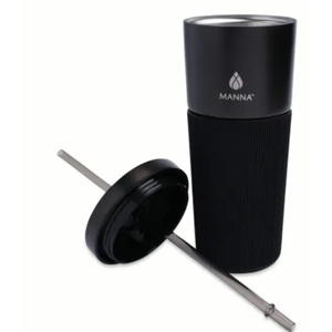 Manna Tribeca Tumbler 24oz Stainless Steel Black with Silicone Sleeve