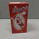 Climbing Santa Claus 9" Christmas Ornament Xmas Decoration Climbs Up and Down Battery Operated Toy with Light Music and Sound Animated Climbing on Beads Musical Moving Figure Xmas Christmas Ornament