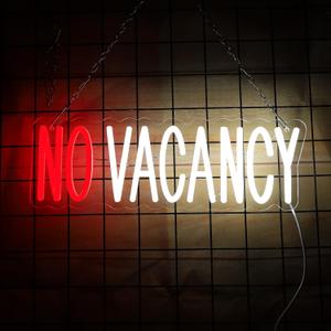 No Vacancy Neon Sign , No vacancy Hotel Business Sign, Neon Wall sign No vacancy, No vacancy Business Sign Light Sign For Wall Decor Hotel Decor Hotel Business Sign Neon Light USB Powered LED Light Up Signs Room