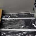 Folding Trolley for Moving, 330 lbs Heavy Duty Luggage,4 Wheel Foldable,Expandable Platform with Bungee Cord, Portable Moving Utility Carts Cart Utility Carts Trolley Cart, (Black, L)