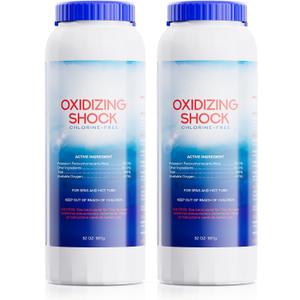 32 Oz Non-Chlorine Oxidizing Shock for Hot Tub, Oxidizer for Spas and Swimming Pools, Hot Tub Shock, 2 Pack