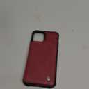 Vinich for iPhone 12/12 Pro Wallet Case with Card Holder, RFID Blocking Credit Slots Kickstand Shockproof Phone Cover Fit for iPhone 12/12 Pro 6.1" Burgundy