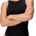 Speedo Womens Swimsuit One Piece Essentials with Removable Cups Soft Fabric (Large, High Anthracite)