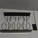 Magnetic Stanley Cup Holder for Refrigerator - 3 Piece Set with Lid Organizer & Straw Holder - Heavy Duty Metal Water Bottle Rack for Fridge, Cabinet, RV - Fits Stanley 40oz 30oz Tumbler with Handle