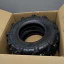 RONPOW 4.80/4.00-8 Rear Tine Tiller Tires, Tube Type Pneumatic Outer Tires (Inner Tube Required, Not Included), 16 Inch Replacement Tire, 400 Lbs Load, Fits Garden Tiller & Farm Equipment, 2 Pack