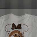 Flafens T Shirts for Women Graphic Tees Cute Shirts Cotton Fit Short Tshirts (X-Large, Leopard)