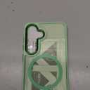 for Samsung Galaxy S25 Case, Matte Magnetic Phone Case with 1 Screen Protector, Support for Magsafe, Translucent Frosted Shockproof Protective Cover for Samsung Galaxy S25, Mint Green | Matte, Magnetic, Support for Magsafe, Translucent, Frosted