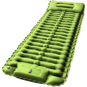 RusChic Sleeping Pad for Camping, Ultralight Inflatable Camping Mat with Pillow Built-in Foot Pump, Compact Camping Pad for Hiking, Tent, Backpacking
