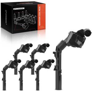 A-Premium 6PCS Ignition Coil Packs Compatible with Mercedes-Benz Vehicle - 3.0L 3.5L - C400 2005, CLS400 2015-2017, E400 2015-2018, GLE400 2016-2019, ML400 2015, SL400 2015-2016, C450 AMG 2016