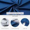 Rouen Polo Shirts for Men Quick Dry Regular Fit Casual Color Block Chest Print Active Short Sleeve Collared Mens Golf Shirt (XXXL)