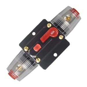60 Amp Resettable DC Circuit Breaker Manual Switch Fuse Holder Replacement