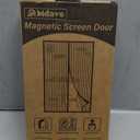 Magnetic Screen Door, Door Screen Magnetic Closure-Keeps Bugs Out Let Breeze in, Heavy Duty Mesh - Pet and Kid Friendly, Works with Front Doors, Sliding Doors (Fit Door Size 36 x 98 Inch) (Black)