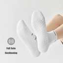 Sports running crew socks, shock-absorbing and blister-resistant sports socks, 1 pairs for women size 6-11