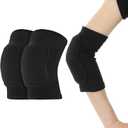 Kids Elbow Pads, Breathable Compression Sleeve Soft Elbow Brace Boys, Girls, Junior Youth, Elbow Protector for Volleyball Basketball Skating Dancing Crawl Skiing Cycling (Black)
