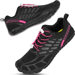 Hike Barefoot Shoes Women, Wide Toe Box Zero Drop Grounded Footwear, Minimalist Cross-Trainer Sneakers for Hiking, Running, Water Sports & Traveling