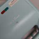 Bakers Friend 3 in 1 Mini Waffle Maker with Removable Plates, Mini Pancake Maker, Grilled Cheese Maker, Breakfast Sandwich Maker Press, Indoor Grill, Belgian Waffle Maker, Aqua