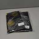 2 x Adirasenotek 3Pcs Ramadan Mubarak Party Tablecloths,87" Lx51 W Rectangular Plastic Table Covers,Disposable Tablecloths for Decoration,Birthday Party,Baby Showers(Black)