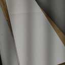 4 ft. Short White Temporary Cardboard Folding Screen - 4 Panels