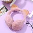 SEWACC Winter Plush Earmuffs, Warm Winter Ear Cover for Teen Girls, Women, Soft Ear Warmers for Outdoor Use