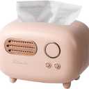 SGVAHY Retro Radio Shape Tissue Cover Box - Unique Multifunction Tissue Box for Kitchen, Bedroom, Office, Parlor, Bathroom Decoration - Creative Gift (Retro Radio Pink)
