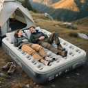 InnoTruth Queen Camping Air Mattress with Built-in Pump, Inflatable Blow up Mattress for Home & Guests, Family Choice Award Winner, 13" Raised Inflatable Mattresses Air Bed, Ideal for Travel & Outdoor