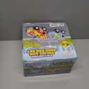 Prextex 2 Pack Cartoon Remote Control Cars for Toddlers - Police Car and Race Car with Steering Wheel Controllers and Lights - Different Frequencies So Both Can Race Together - Toddler Gift 18+ Months