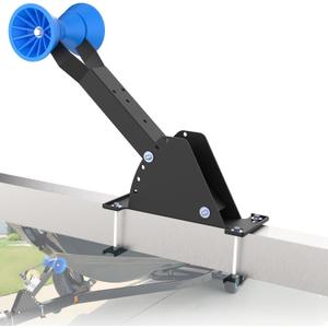 Adjustable Winch Stand with Roller, Boat Winch Mount/Boat Trailer Winch Stand for 3" to 4" W x 4" H Trailer Tongue, Boat Trailer Winch Post/Boat Winch Stand