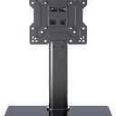 XINLEI Universal TV Stand Base, Table Top TV Stand for 1743 Inch LCD/LED TVs, Height Adjustable Monitor Mount Stand with Tempered Glass Base Holds up to 88lbs VESA 200x200mm, TS103