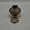 Rusty Ceramic Vase, Wabi Sabi Decorative Pottery Flower Vase for Centerpieces, Table, Living Room, Bedroom, Bathroom, Retro Country Farmhouse Decor