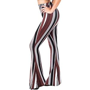 SATINA High Waisted Flare Leggings for Women - Yoga Pants for Women - Buttery Soft Bell Bottom Palazzo - Versatile Sizing, Large