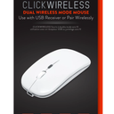 Helix Dual Wireless Mode Mouse - White