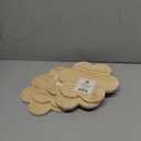 Unfinished Shaped Wood Decor Flower 4 Pack