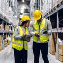 ANDANDA High Visibility Reflective Vest with with 2 Functional Pockets&Multi-scene Use Reflective Vest, Fluorescent yellow, M(1 pack) (M)