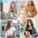 Timart 2026 Planner, Weekly and Monthly Planner, January 2026 - December 2026 Agenda Book, Hardcover 2026 Calendar Planner Book with Tabs, Inner Pocket For Women & Men, Perfect for Office School Home Supplies, A5 (6.3" x 8.5")-Green