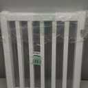 Dog Gate Indoor, Freestanding Dog Fence for The House, Doorways, Hallways,or Stairs,Pet Gate Foldable Wooden,Expandable 24" Height 3 Panels,White