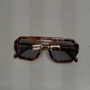 ADE WU Trendy Aviator Sunglasses for Women Men Retro Vintage Oversized 70s Thick Pilot Style Sun Glasses