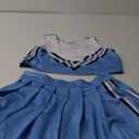 Princess Cheerleader Costume for Girls and Teens Top and Skirt Cheer Leader Cosplay Halloween Costumes (12 Years)