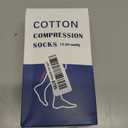 Cotton Compression Socks for Women&Men 15-20mmHg Knee High Cute Support Sock for Nurses, Pregnant Women, Travel