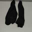 2 Pairs Shiny Sheer Tights Open Crotch Pantyhose for Women 15D Ultra Oil Shimmer Stockings with Control Top (Large-X-Large, Black)