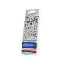 VG SPORTS 6/7/8/9/10/11 Speed Bike Chain,Half/Full Hollow Lightweight Bicycle Chain for Road Bike MTB,Silver/Gold/Titanium/Rainbow,116 Links with Missing Link