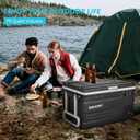 EUHOMY 80QT Portable Electric Cooler, Car fridge 0℉ to 68℉, AC/DC
Large Capacity,Compressor Cooling,Quiet,12V&100-120V, Car, RV & Home Use, Wheels &Handles, Battery Protection, Anti-Shake