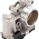 Throttle Body Assembly, 44mm Throttle Body Actuator No.12671379/12659491 for Chevrolet Cruze 1.4L 2017-2019, for Chevy Aluminum Alloy Black, 1 Pc