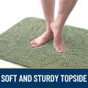 OLANLY Dog Door Mat for Muddy Paws 30x20, Absorbs Moisture and Dirt, Absorbent Non-Slip Washable Doormat, Quick Dry Chenille Mud Mat for Dogs, Entry Indoor Entryway Carpet for Inside Floor, Sage Green