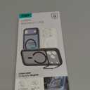 ESR for iPhone 17 Pro Max Case with Stash Stand, Camera Control Cover Compatible with MagSafe, Military-Grade Drop Protection Magnetic Phone Case, Scratch-Resistant Back Cover,Frosted Blue