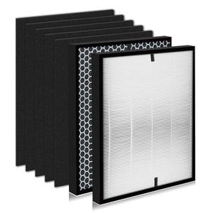 6 Pack 3000 Replacement Filters, Compatible with 3000, 3000M, 3000Pro Air Pur-ifier, 1 Efficiency Air Filters,1 Activated Carbon Filters and 4 Carbon Pre-Filters