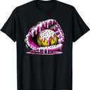 Softball Drip Ice Cream Sprinkles Softball Glove T-Shirt