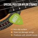 Classical Nylon Guitar Strings with Ball End - Fast&Easy Restring - Special Non-Slip Pick & 5 Accessories Inside - Silver Nylon Guitar Strings Classical Guitar - Cuerdas Guitarra (1-Pack)